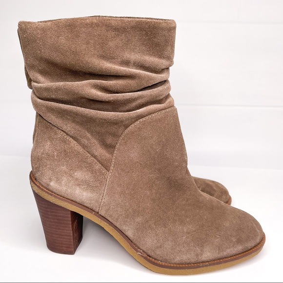 Vince Camuto Parka Slouch Suede Heeled Booties - Picture 6 of 10